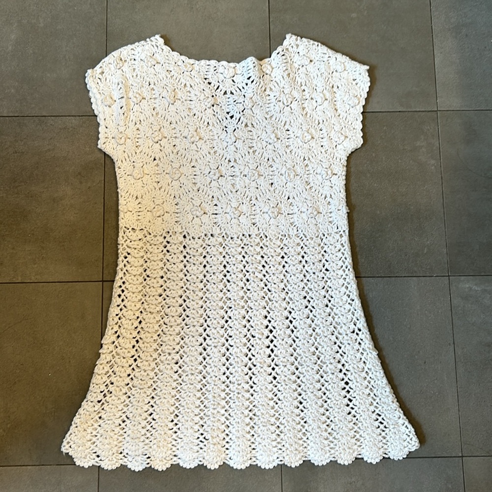 525 America Crocheted, One Hundred Percent Cotton Tunic/ Top - Picture 13 of 13
